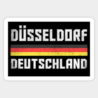 Dusseldorf / Germany Faded Style Region Design Sticker